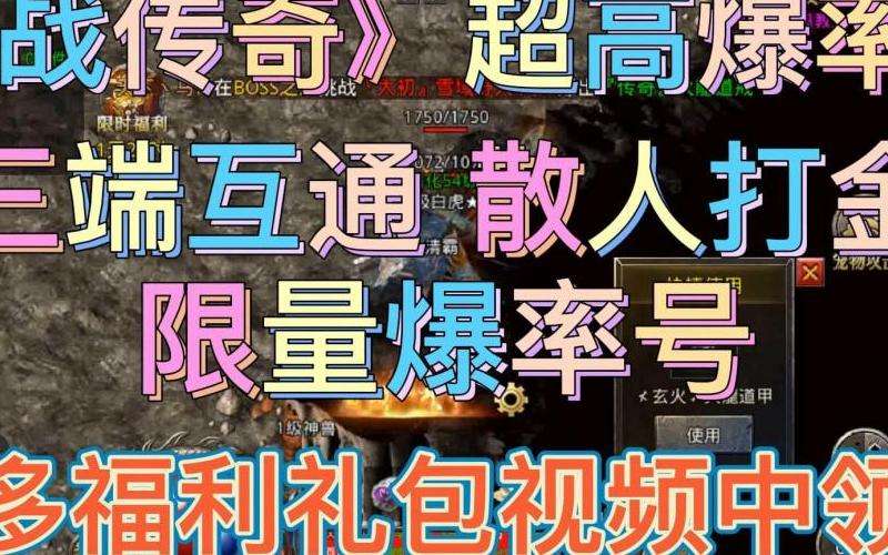 传奇私服火龙版攻略：团队合作与装备升级
